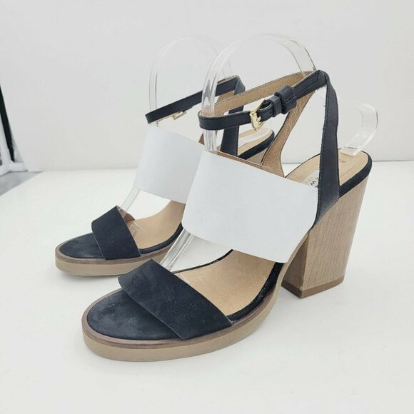New Look Premium 2 Tone Chunky Block Heel Sandals EU 40 / UK 7 US 9 NWD - Picture 3 of 12